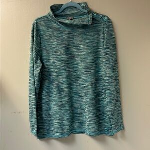 T by Talbots French Terry Pullover Mock Neck